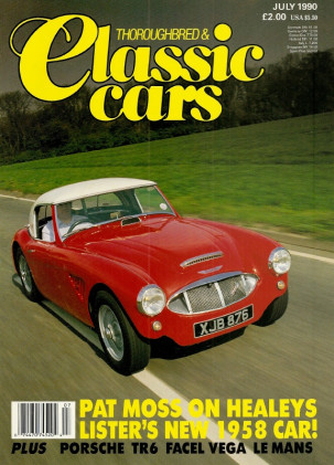 THOROUGHBRED & CLASSIC CARS 1990 JULY - 924, LISTER JAG